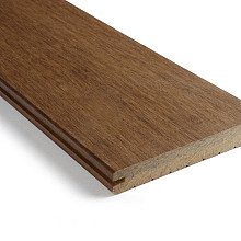 FelixWood Thermo Bamboe Samba plank 1,8x13,9x225 cm light  grof/glad-olie clip - kops tong + groef