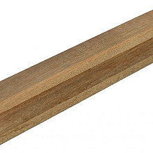 Bangkirai u-lijst voor rabat 35x45 mm L-200cm Premium