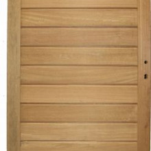 Bangkirai massief poort 22-l met slot 100x180cm links incl. aanslaglat Premium