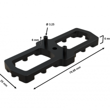 Cobra Air spacer voor Hybride clips 100 stuks  + afstandhouder 4 stuks, voegbreedte 3-4-5-6 mm