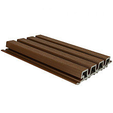 NewTechWood HKC co-extrusie Castellation PRO35 gevelbekleding, 3,3 x 21,5 x 290 cm, Ipe.