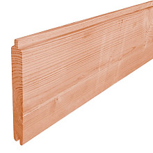 Elephant blokhutprofiel gedroogd Douglas PEFC  28x182(195)mm geschaafd met mes en groef 400 cm