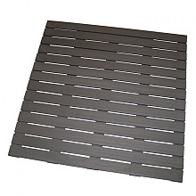 Elephant terrastegel houtcomposiet FSC/GRS 2,4x100x100 cm antraciet – vlak geschuurde lamellen