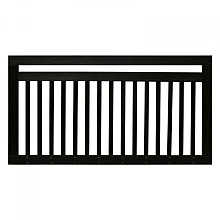 Industrieel Bangkirai Hardhout Zwart Gelakt – 3,2 × 150 × 80 cm