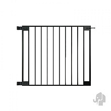 Elephant poortje industrieel zwart aluminium 3x100x85 cm – zwart gepoedercoat inclusief poortbeslag