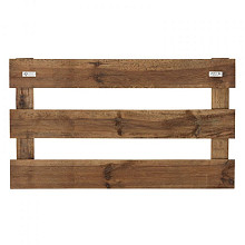 Elephant tuinhek bruin verduurzaamd Grenen FSC 3x120x70 cm – horizontale planken