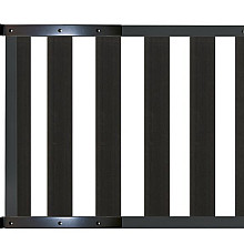 Elephant Poortje Design Houtcomposiet FSC 6L 1,7x100x80 cm – Antraciet (incl. sluiting & beslag)