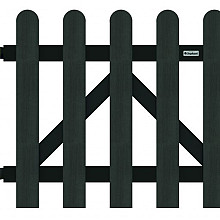 Elephant Poortje Classic Houtcomposiet FSC/GRS Alu Antraciet – Duurzaam en Stijlvol Tuinpoortje