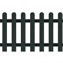 Elephant Tuinhek Classic houtcomposiet FSC/GRS met aluminium – 230 x 180 x 80 cm – Antraciet – RVS g