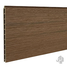 Elephant lamel Mix&Match houtcomposiet FSC – Co-extrusion Natural dark brown (2 stuks)