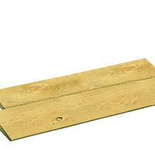 Scandinavisch vuren Zweeds rabat, 1 zijde geschaafd, 1 zijde fijnbezaagd, 1,5-3 x 19,5 x 300 cm, gro