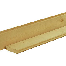 Scandinavisch Vuren Geschaafd Blokhutprofiel 2,8 x 14,5 x 300 cm – Groen Geïmpregneerd