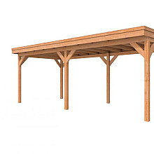 Douglasvision DHZ buitenverblijf 700 x 300 cm, onbehandeld.