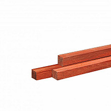AZ hardhouten paal fijnbezaagd, gepunt 4 x 4 x 200 cm