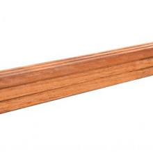 AZ hardhouten paal fijnbezaagd met V-groef, gepunt 8,5 x 8,5 x 275 cm