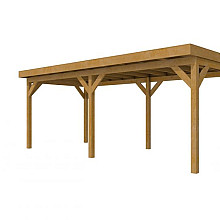 Douglasvision buitenverblijf Comfort 600 x 270 cm, groen geïmpregneerd.