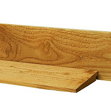 Douglas Zweeds rabat 1 zijde geschaafd, 1 zijde fijnbezaagd 1,1-2,7 x 19,5 x 400 cm, groen geïmpregn