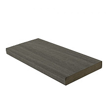 NewTechWood Composiet Co-Extrusie Kantplank – Houtstructuur, 2,3 x 13,8 x 300 cm, Silver Gray.