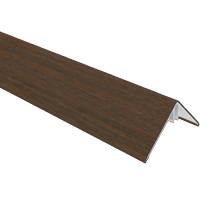 NewTechWood Aluminium Co-Extrusie Hoekprofiel voor Castellation PRO – 6 x 6 x 300 cm, Ipé