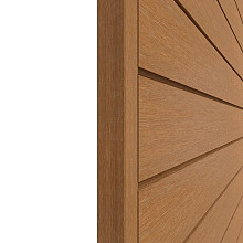 NewTechWood HKC Co-Extrusie Eindprofiel Castellation – Wandbekleding 7 x 5 x 300 cm, Red Cedar