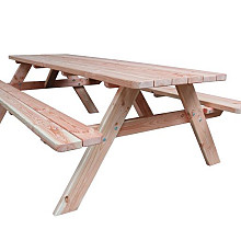 Picknicktafel Wout Douglas – Bladmaat 74 x 240 cm, Onbehandeld