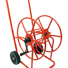 AG 318 - professionele haspel 60M - 3/4" of 110M - 1/2" OF 100M 5/8"  met buisframe