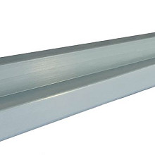 Elephant veer/tussenprofiel Modular Evo aluminium 2x2x179,3 cm geanodiseerd – 8 stuks in krimpfolie