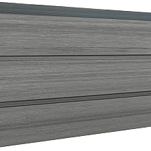 Elephant Lamel Triple Rhombus Houtcomposiet FSC – Co-ex Natural Grey (2 x 14,1 x 180 cm – 6 stuks)