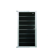 Elephant Tuindeur Modular Houtcomposiet FSC – Antraciet/Alu | 4x90x174 cm