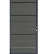 Elephant Tuindeur Modular Evo houtcomposiet FSC 4x90x195 cm – Rock Grey/Antraciet | Inclusief krukke