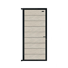 Elephant tuindeur Modular Evo houtcomposiet FSC 4x90x195 cm bicolor grijs