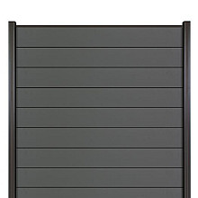 Elephant schutting Modular Evo houtcomposiet FSC 180x200 cm – Rock Grey