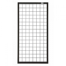 Elephant draadmat schutting houtcomposiet FSC/GRS  900x1800mm antraciet kader met zwarte draadmat