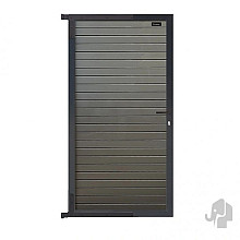 Elephant Tuindeur Dark Line Aluminium Rhombus Antraciet 4x90x174 cm