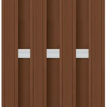 Elephant Schutting Design houtcomposiet FSC/GRS 3,9x90x180 cm halfbreed bruin met alu liggers