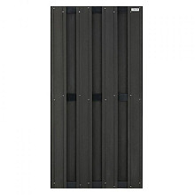 Elephant Schutting Design houtcomposiet FSC/GRS 3,9x90x180 cm halfbreed antraciet met antraciet alu 