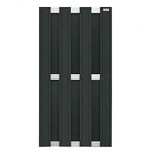 Elephant Schutting Design houtcomposiet FSC/GRS 3,9x90x180 cm halfbreed antraciet met alu liggers