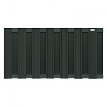 Elephant Schutting Design houtcomposiet halfhoog antraciet – duurzaam en modern