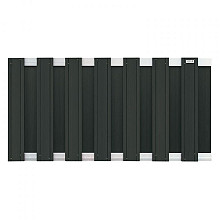 Elephant Schutting Design houtcomposiet halfhoog antraciet – duurzaam en modern