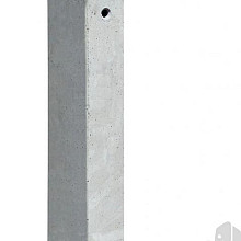 Elephant Tussenpaal Diamantkop Beton Antraciet 8,5 x 8,5 x 280 cm – Voor Rechte Schuttingen