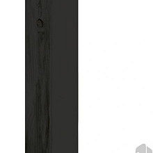  Elephant geschaafde paal verduurzaamd Vuren FSC 6,8x6,8x270 cm – zwart gelakt / ongepu