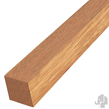 Elephant Paal gezaagd Angelim Vermelho hardhout 8x8x500 cm