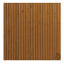 Elephant Schutting Stripes Black – Bruin geïmpregneerd Vuren FSC | 4,5x179x179 cm | Smalle delen met