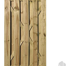 Elephant tuindeur XL verduurzaamd Grenen PEFC  3,9x100x200 cm met vlak geschaafde planken