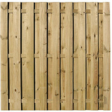 Elephant schutting XL verduurzaamd Grenen PEFC – 17 planks 200 x 200 cm