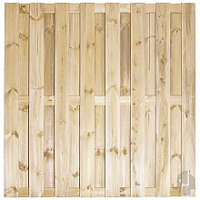 Elephant Rechte Schutting – Verduurzaamd Grenen PEFC – 13,9 x 180 x 180 cm