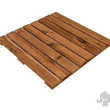 Elephant Terrastegel Bruin Verduurzaamd Grenen FSC 2,2 x 50 x 50 cm – Vlak Geschaafd