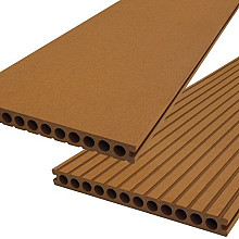 DuoWood Vlonderplank XWB Houtcomposiet –Havanna 2,5x25x400 cm