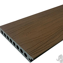 Elephant vlonderplank naadloos houtcomposiet FSC – Natural Dark Brown – 2,1 x 14 x 400 cm