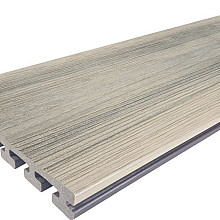 Eva-Last vlonderplank (clip) houtcomposiet FSC – 2,5 x 21 x 500 cm – I-series Ibiza grijs houtnerf /